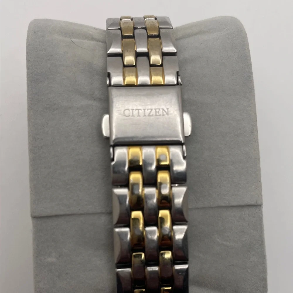 Citizen Eco-Drive Blue and Gold Watch